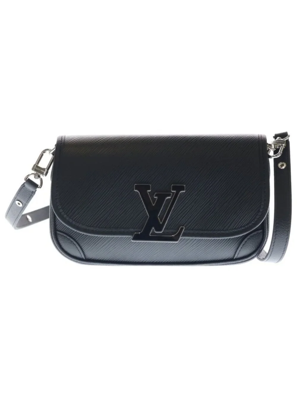 Louis Vuitton Buci NM Epi Leather Shoulder Bag Noir Blue Berry Black Purple